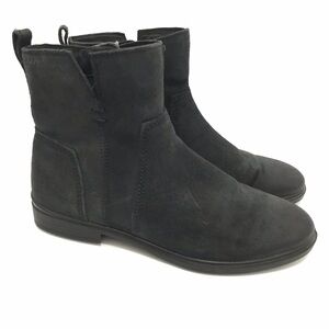 ECCO Touch 15 B Ankle Boot Black Suede size 6